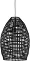 Light & Living Hanglamp Olaki - Zwart - Ø46cm - Modern - Hanglampen Eetkamer, Slaapkamer, Woonkamer
