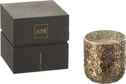 J-Line geurkaars Luxuria - brons - small - 40U