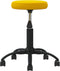 vidaXL - Massagekruk - fluweel - mosterdgeel