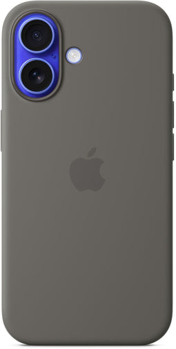 Apple Silicone Back Cover - iPhone 16 - MagSafe - Grijs