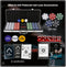 Texas' Finest Silver Pokerset - 500 Pokerchips - Professionele Speelkaarten - Inclusief E-Book