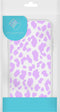 iMoshion Hoesje Geschikt voor iPhone SE (2022) / SE (2020) / 8 / 7 Hoesje Siliconen - iMoshion Design hoesje - Transparant / Paars / Design Leopard Lilac