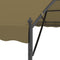 vidaXL - Prieel - 180 - g/m² - 4x3x2,6 - m - taupe