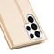 Dux Ducis - Geschikt voor Samsung Galaxy S23 Ultra - Slim bookcase hoesje - Goud