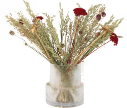 Plant in a Box - Boeket 'Trendy Lumi' - Droogbloemen - hoogte 55cm