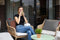 Feel Home - Verwarmend Kussen - Effen Grijs 45x60cm - met 10000mAh Power bank