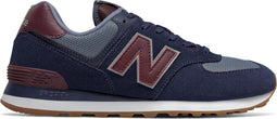 New Balance ML574 D - Heren Sneakers - Suède en mesh - Navy/Bordeaux