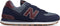 New Balance ML574 D - Heren Sneakers - Suède en mesh - Navy/Bordeaux