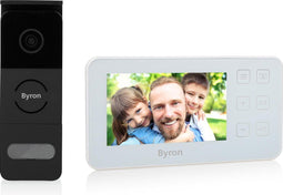 Byron DIC-24512 - Video deurbel Bedraad - Intercom en VGA-camera met nachtzicht - 4,3" Monitor