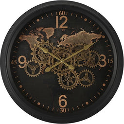 Klok Carta S zwart - Ø60CM