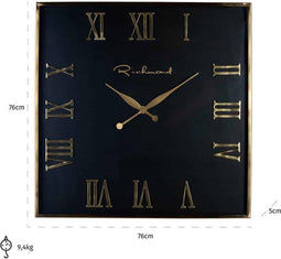 Klok Derial vierkant goud