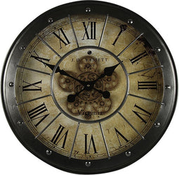 Klok Grant L grijs - Ø59,5CM