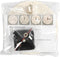 Klok met houten frame, d: 15 cm, triplex, 1stuk