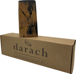 Klok small van oude whiskyvaten - circa 20 cm hoog - Handgemaakt - Darach Scotland