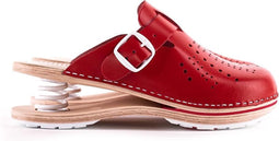 Klompen Dames – Werkschoenen – Geveerd – Rood – Maat 40