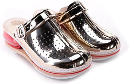 Klompen Dames - Werkschoenen - Luchtondersteunend - Goud - Maat 38