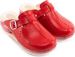Klompen Dames - Werkschoenen - Luchtondersteunend - Rood - Maat 42