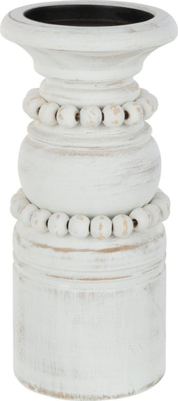 J-Line kaarshouder Pila - metaal - wit - large