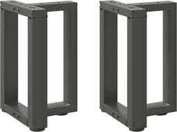 vidaXL - Salontafelpoten - 2 - st - T-vormig - 28x25x(42-43) - cm - staal - antraciet
