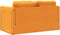 vidaXL - Slaapbank - vloermodel - 2-in-1 - 112x174x55 - cm - stof - donkergeel