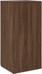 vidaXL - Opbergkast - 50x45x103,5 - cm - bewerkt - hout - bruin - eikenkleurig
