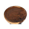 Bijzettafel Home ESPRIT Zwart Natuurlijk 35 x 35 x 46 cm