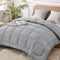 Dekbed 135 x 200 cm - 450 g/m² - Antraciet - Zacht en Warm Synthetisch