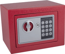 Kluis Pavo mini elektronisch 230x170x170mm rood