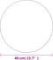 vidaXL - Wandspiegel - met - LED-lampen - rond - glas