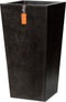 Capi Europe - Bloempot taps 32x32x60 - Zwart - Bloempot voor buiten - FIT912