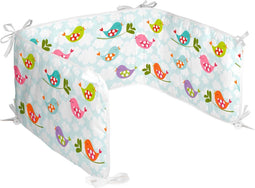 Wiegbeschermer HappyFriday Mr Fox Little birds Multicolour 210 x 40 cm