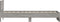 vidaXL - Bedframe - met - hoofdeinde - bewerkt - hout - grijs - sonoma - 90x200 - cm