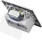 LEDmaxx 105625 2-voudig Vloerinbouw-contactdoos Kinderbeveiliging IP20 Aluminium