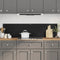 vidaXL - Spatschermen - keuken - 2 - st - 80x40 - cm - gehard - glas - zwart