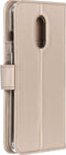 Accezz Hoesje Geschikt voor OnePlus 7 Hoesje Met Pasjeshouder - Accezz Wallet Softcase Bookcase - goud