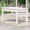 vidaXL - Tuinbank - 80x44x45 - cm - massief - grenenhout - wit