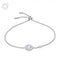 Fossil JFS00519040 - Damesarmband - Sterling zilver - Verstelbaar 165 - 215 mm