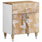 vidaXL - Nachtkastje - 50x33x60 - cm - massief - mangohout