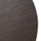 Stalux Ronde eettafel 'Daan' 135cm, kleur wit / bruin hout