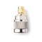 SMA-Adapter | SMA Male | N-Male | Verguld | 50 Ohm | Recht | Koper | Goud / Zilver | 2 Stuks