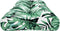vidaXL - Palletkussen - 120x40x12 - cm - stof - bladpatroon