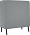 vidaXL - Hoge - rug - Lichtgrijs - 109x56x121 - cm - Stof