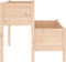 vidaXL - Plantenbak - 110x84x75 - cm - massief - grenenhout