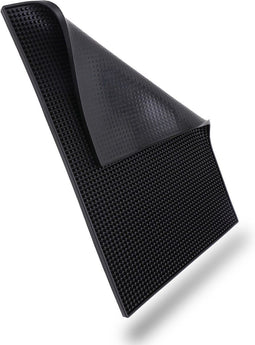 Aerend® Multifunctionele Afdruipmat - Horeca Barmat - Antislip - Zwart Rubber