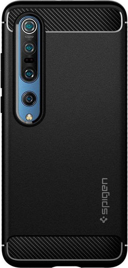 Spigen Mi 10 - Rugged Armor - Mil-grade met Air Cushion Technology - Zwart