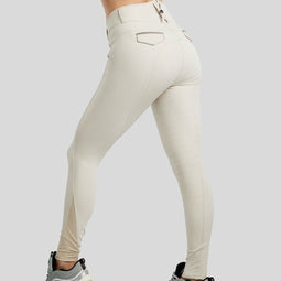Montar MoGloria - Rijbroek - Full Grip - Light Silver Grey - 38