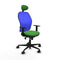 Jorquera Piqueras y Crespo 1D036N1 - Bureaustoel - Hoofdsteun - Groen