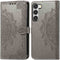 iMoshion Hoesje Geschikt voor Samsung Galaxy S23 Plus Hoesje Met Pasjeshouder - iMoshion Mandala Bookcase - Grijs