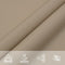 vidaXL - Zonnescherm - rechthoekig - 3,5x4,5 - m - oxford - stof - taupe