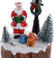 Decoratieve figuren DKD Home Decor LED Licht Hars Sneeuwpop (9 x 9 x 13 cm) (2 Stuks)